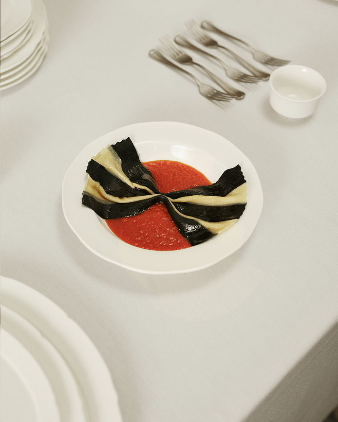 Plato para Pasta Silhouette, 22 cm