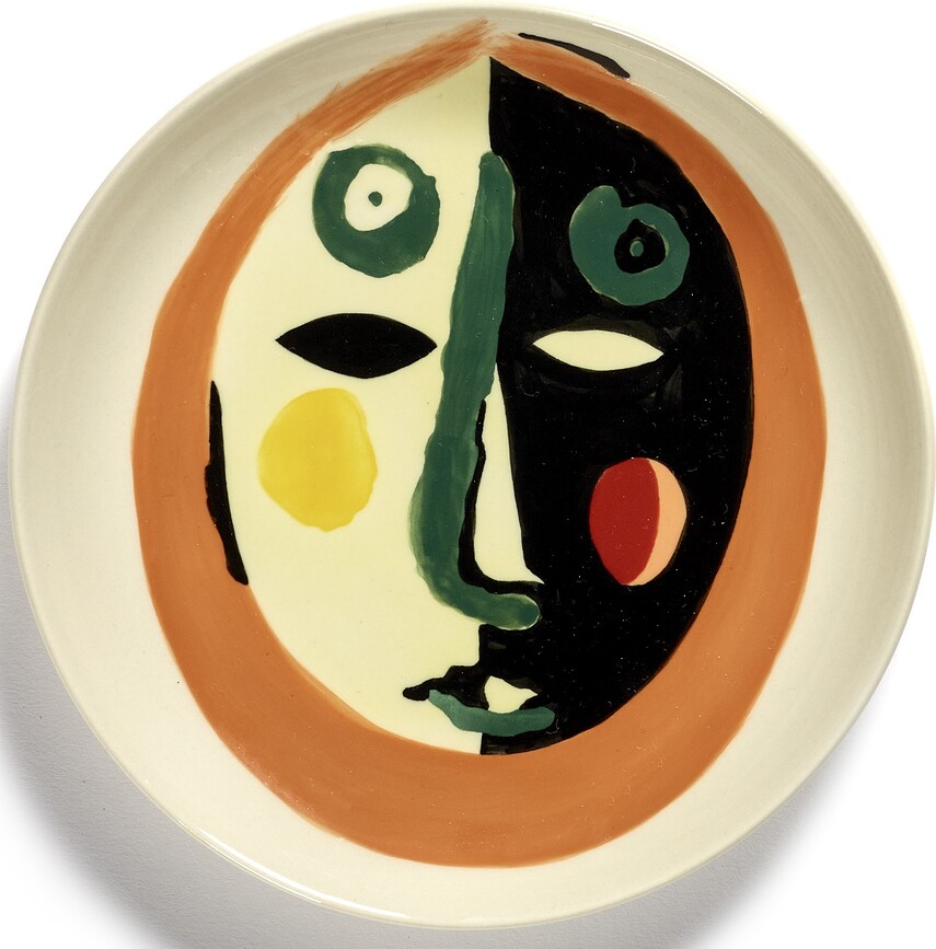 Platos de Postre Feast Face 1, 16 cm, 4 unidades