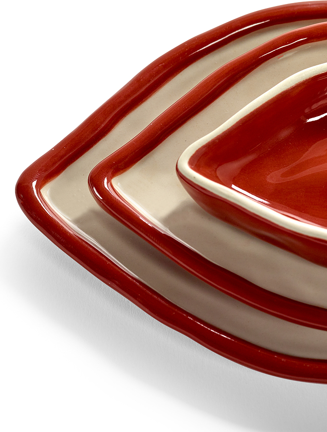 Platos de servir Les Objets Mouleversants, 3 unidades