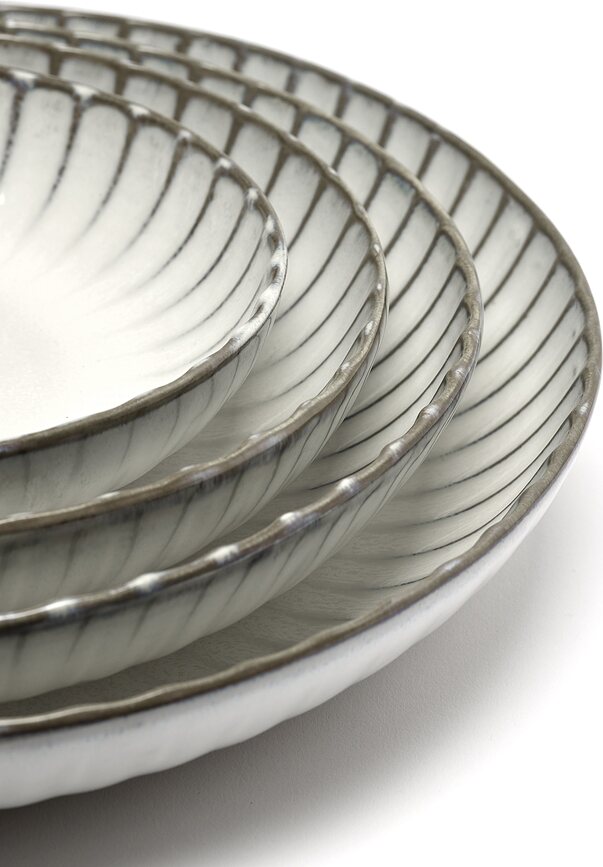 Platos Hondos Inku, 19 cm, verde oscuro, 2 unidades