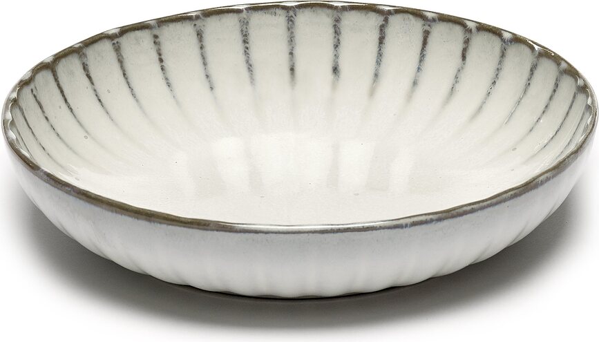 Platos Hondos Inku, 19 cm, blancos, 2 unidades