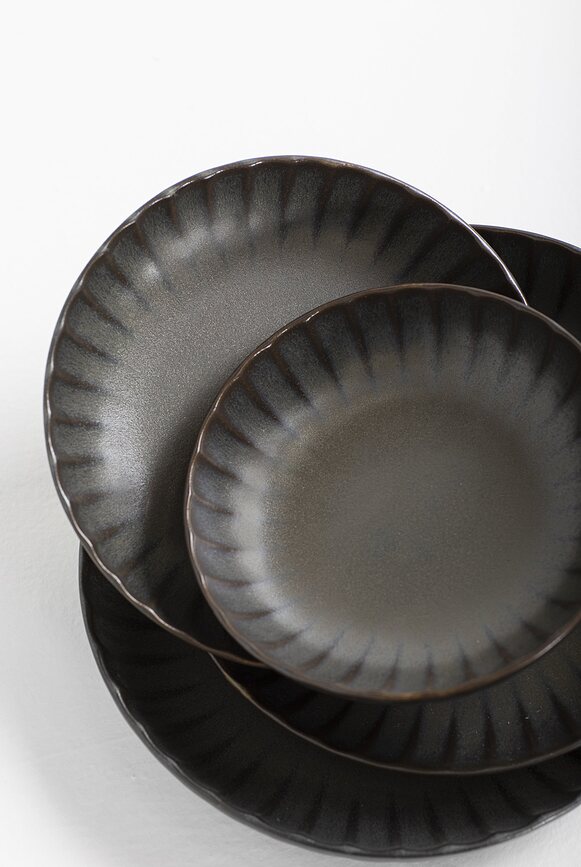 Platos Hondos Inku, 21 cm, verde oscuro, 2 unidades