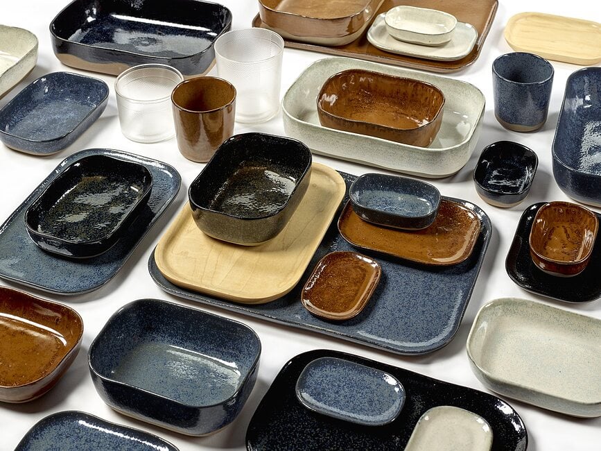 Platos Hondos La Nouvelle, 14,5 cm, bajos, blanco roto, 8 unidades