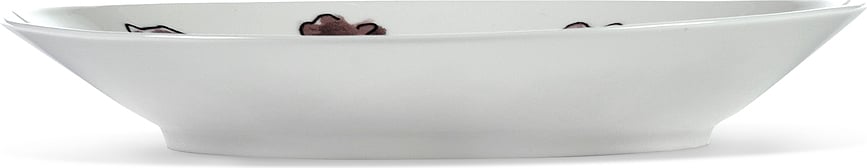 Platos hondos Midnight Flowers Camelia Aubergine, 18 cm, 2 unidades