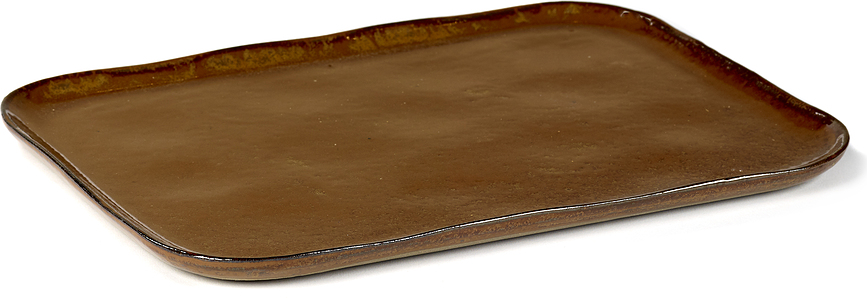 Platos Llanos La Nouvelle, 32 cm, marrones, 4 unidades