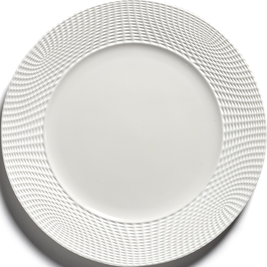 Platos llanos Nido, blanco, 4 unidades