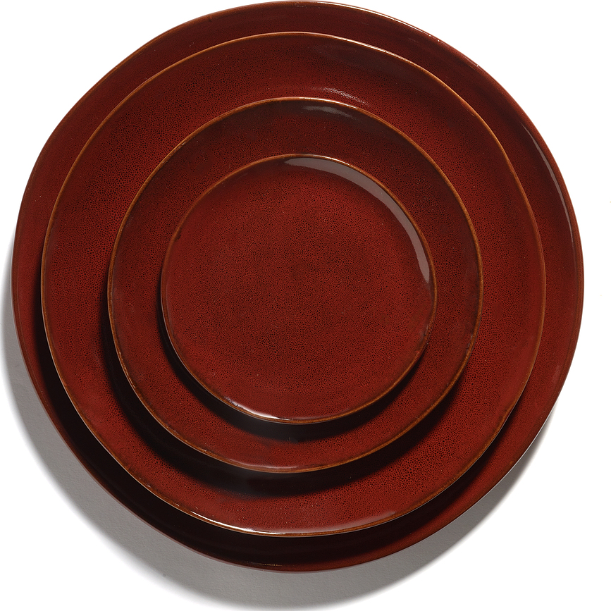 Platos para aperitivos La Mère, 14,5 cm, rojos, 2 unidades