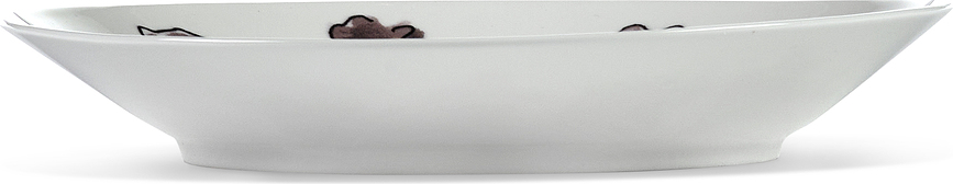 Set de platos para aperitivos Midnight Flowers Blossom Milk, 10 cm, 2 unidades