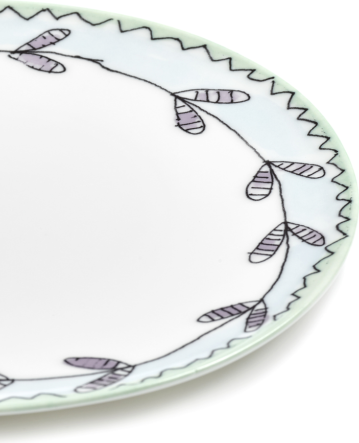 Platos para pan Midnight Flowers Blossom Milk, 11,5 cm, 2 unidades