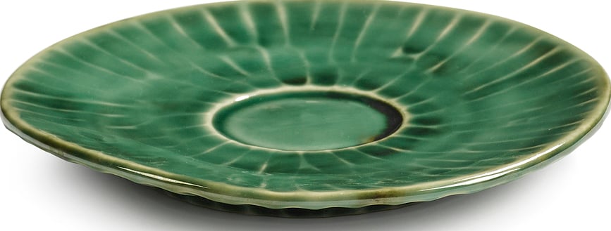 Platos para tazas de café espresso Verde Lanza, 12,5 cm, 2 unidades