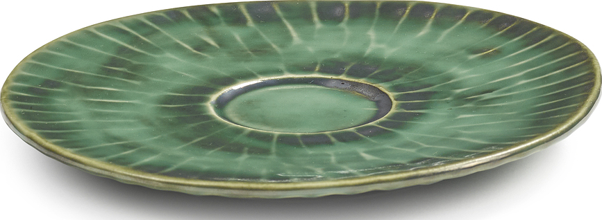 Platos para tazas de cappuccino Verde Lanza, 14,5 cm, 2 unidades