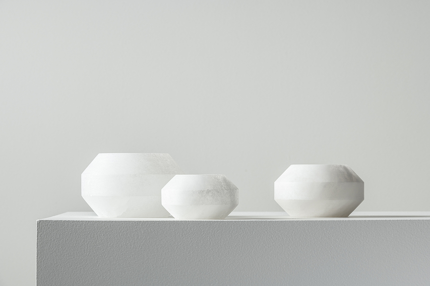 Portavelas Alabaster, 15 cm, para vela de té