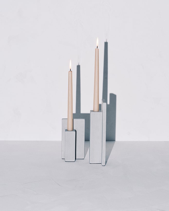 Portavelas para vela clásica Werk, 24 cm