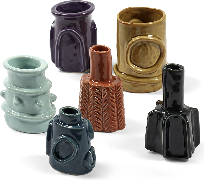 Portavelas para velas clásicas Molly, 6 unidades