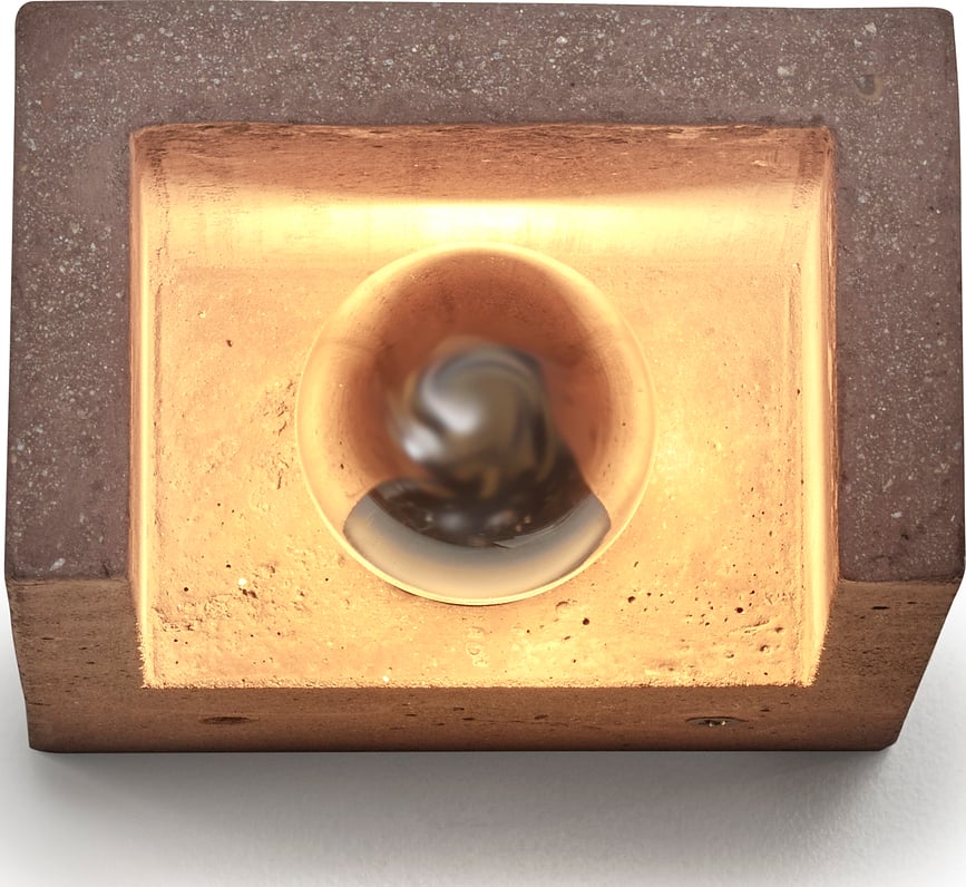 Primary Shape °2 Φωτιστικό Τοίχου, γκρι