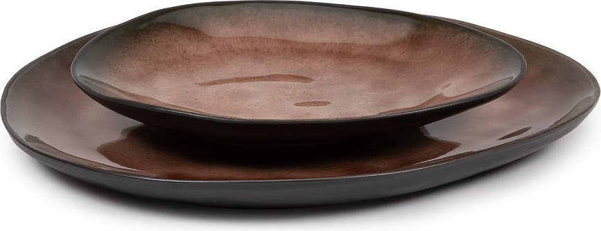 Pure Assiette ovale pour apéritif, 14,9 cm, jaune