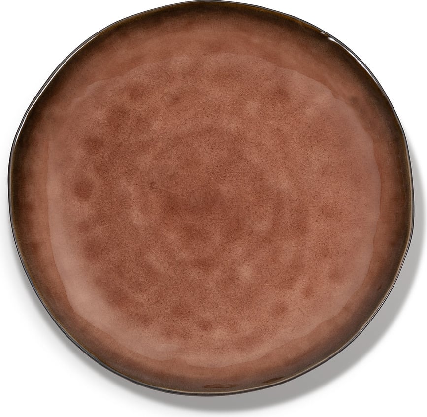 Pure Assiettes Plates 28 cm, vertes, Lot de 2