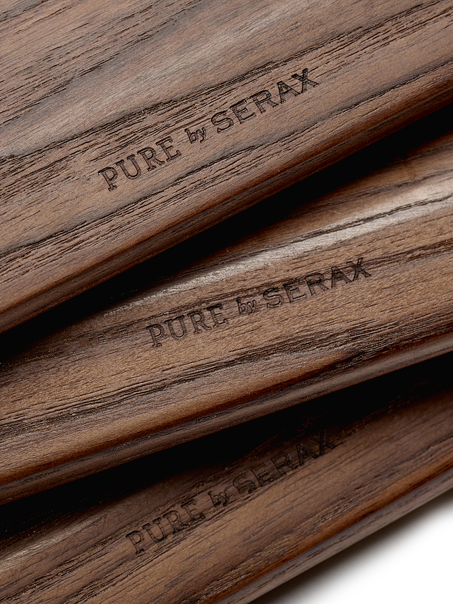 Pure Αξεσουάρ Κουζίνας, από ξύλο σκούρας φλαμουριάς, 5 τμχ