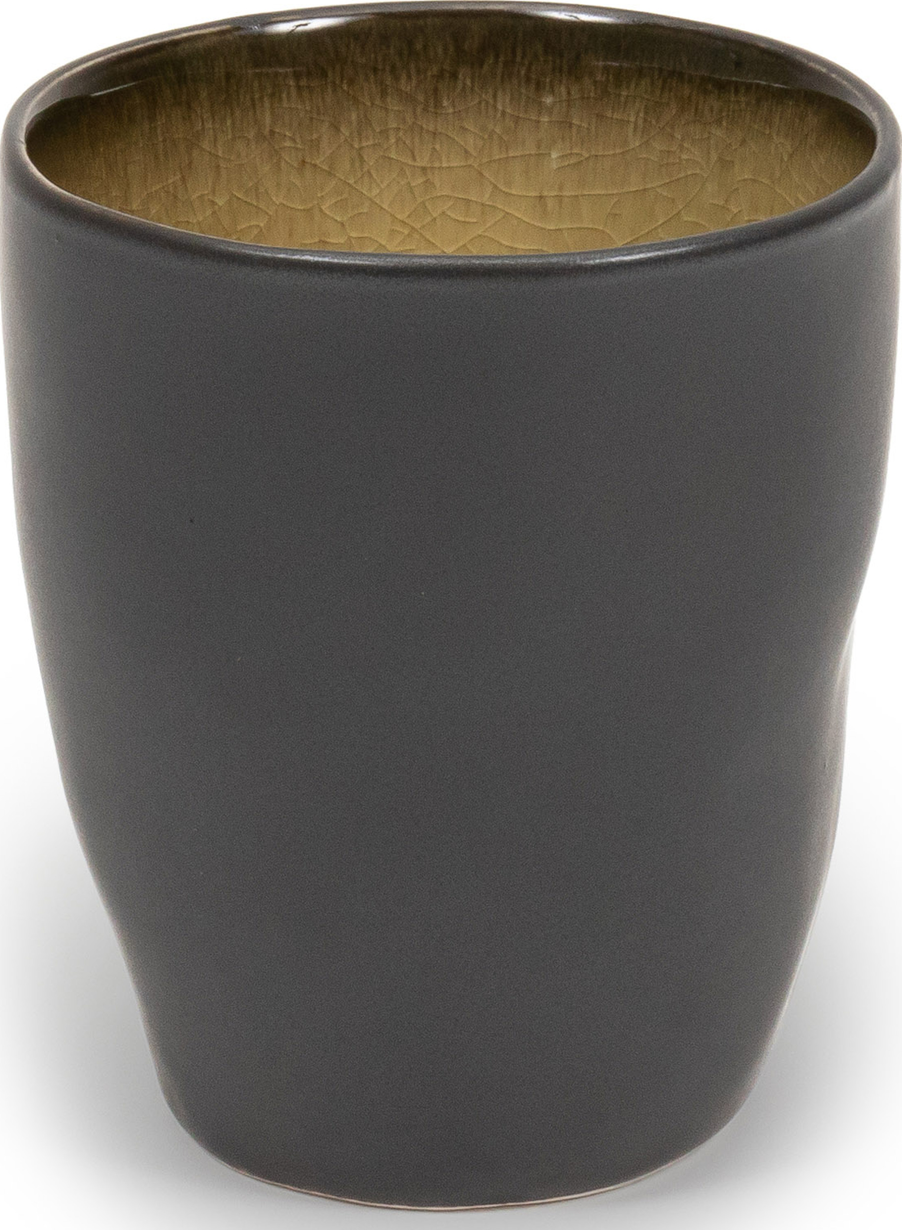 Keramik Becher Pure Becher 196 Ml, Braun-gelb, 2 St.
