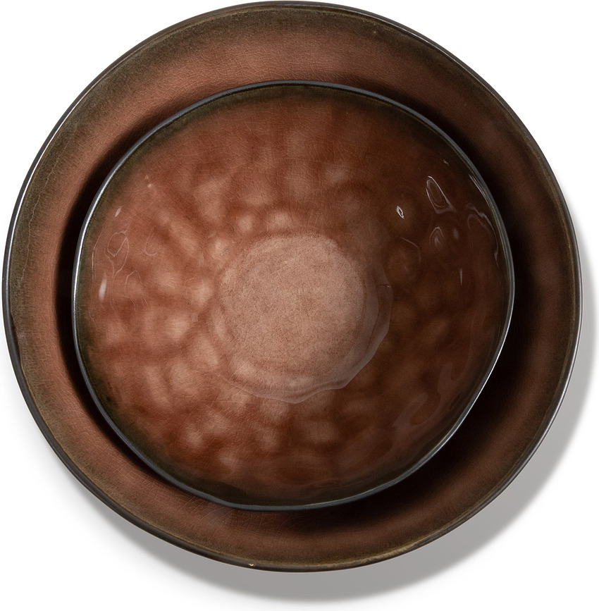 Pure Bol, 16 cm, marron