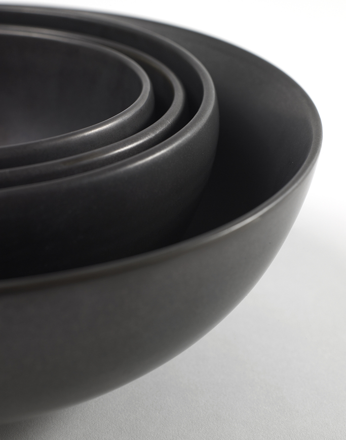 Pure Bol 17,5 cm, noir