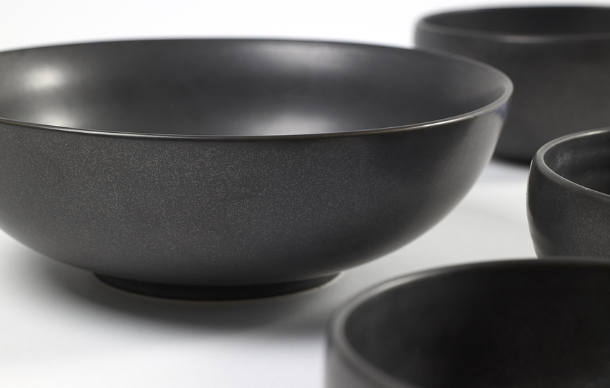 Pure Bol 17,5 cm, noir