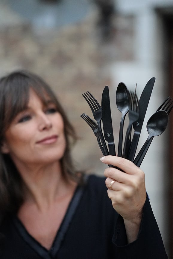 Pure Cuillères à dessert, finition miroir, Lot de 6