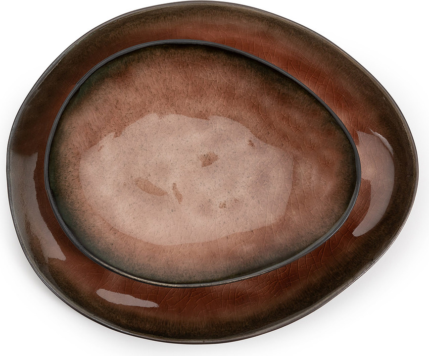 Pure Krožnik za prigrizke ovalen, 14,9 cm, rumen