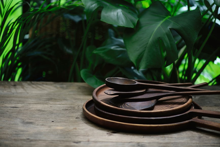 Pure Kuhinjski pripomočki, temen jesen, 5-delni set