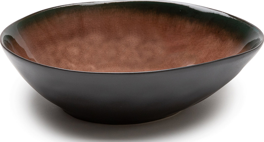 Pure Μπολ οβάλ, καφέ, 2 τμχ