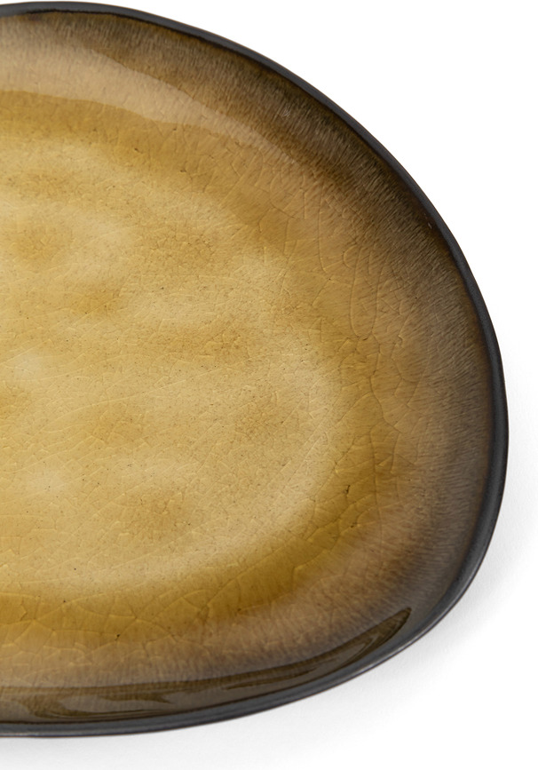 Pure Πιάτα πρωινού οβάλ, 20 cm, κίτρινα, 2 τμχ