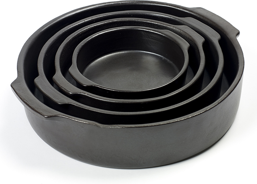 Pure Plat de Cuisson et de service, 20 cm, noir