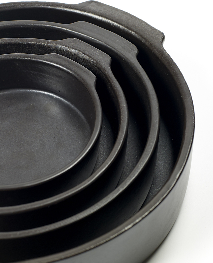 Pure Plat de Cuisson et de service, 20 cm, noir