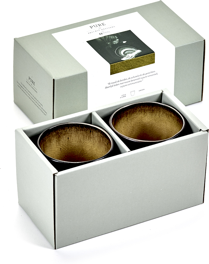 Pure Skodelice, 196 ml, rjave, 2 kosa