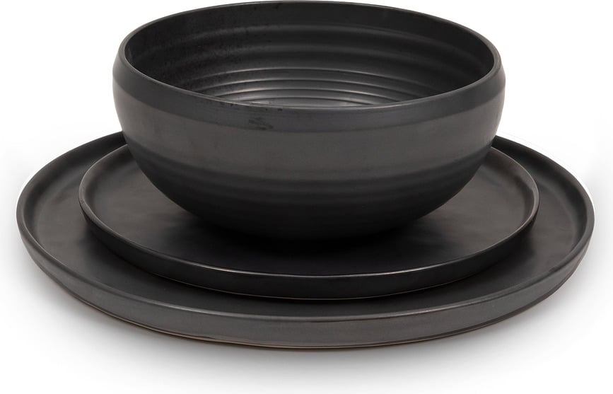 Pure Tanjur za doručak 21,7 cm crni