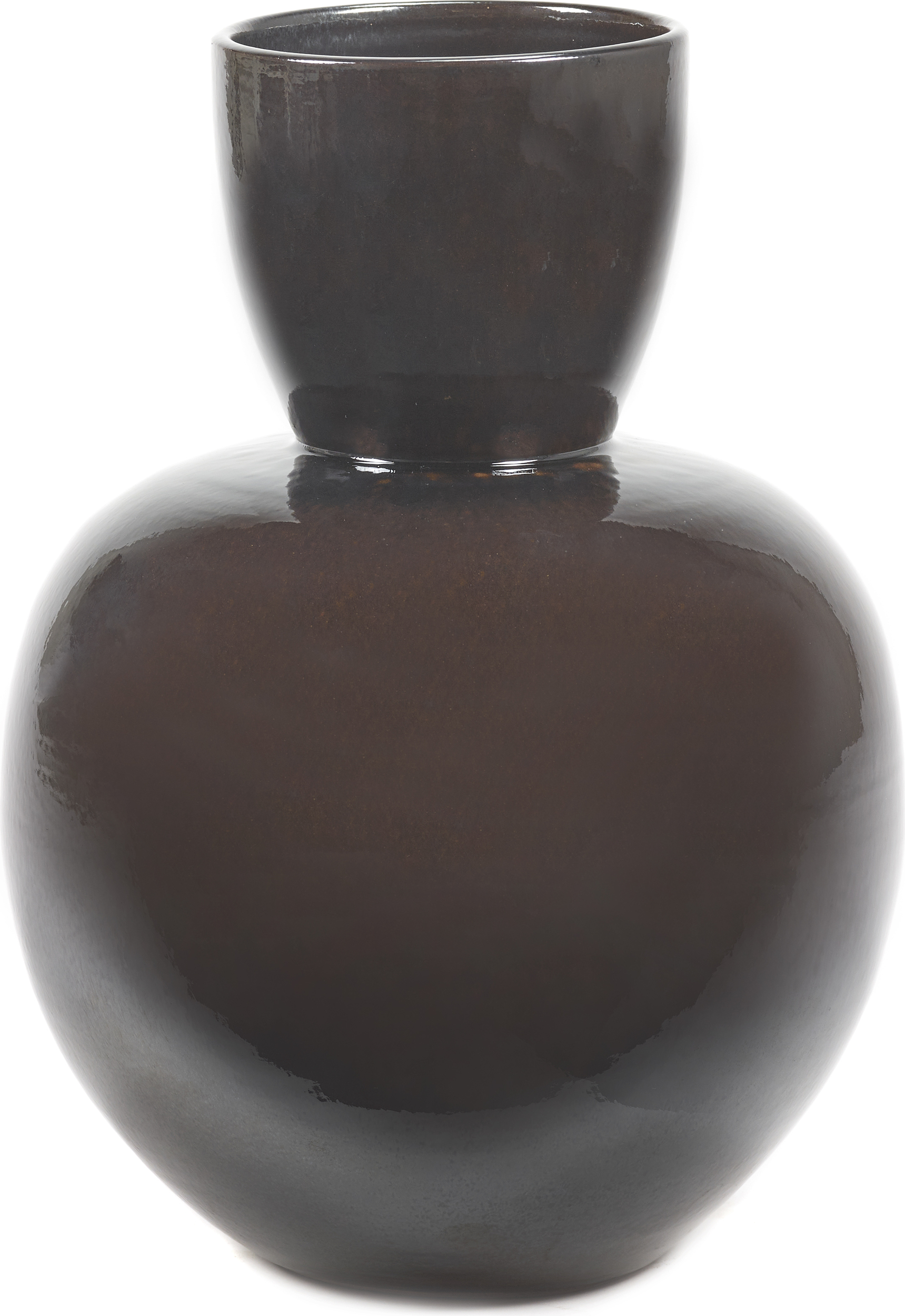 Pure Vase 39 cm, braun
