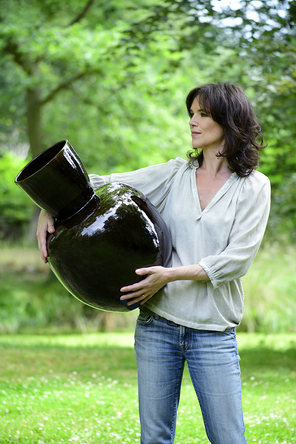 Pure Vaza dekorativna 59 cm smeđa