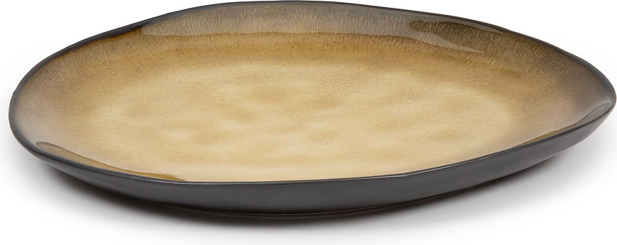 Pusryčių lėkštės Pure ovalios, 20 cm, 2 vnt.