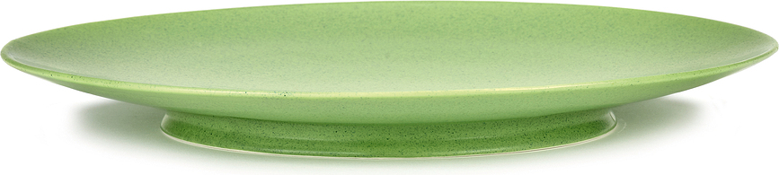 Ra Assiettes de petit-déjeuner 24 cm, vertes, Lot de 2