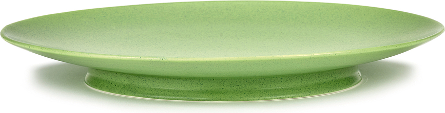 Ra Assiettes De Table 28 cm, vertes, Lot de 2