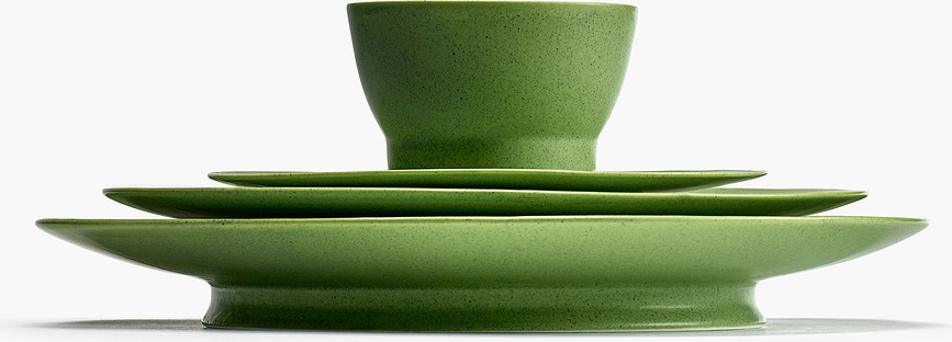 Ra Desertni Krožnik, 17,5 cm, črno-bel