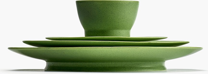 Ra Desertni Tanjur 17,5 cm crno-bijeli