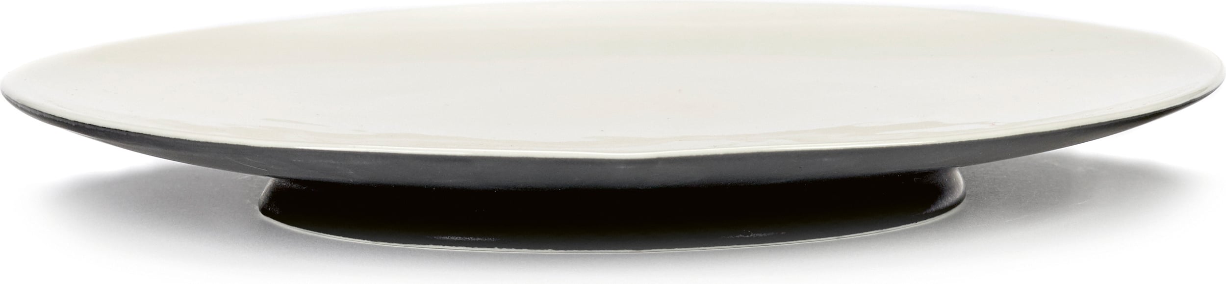 Ra Frühstücksteller 24 cm, schwarz-weiß, 2 St.