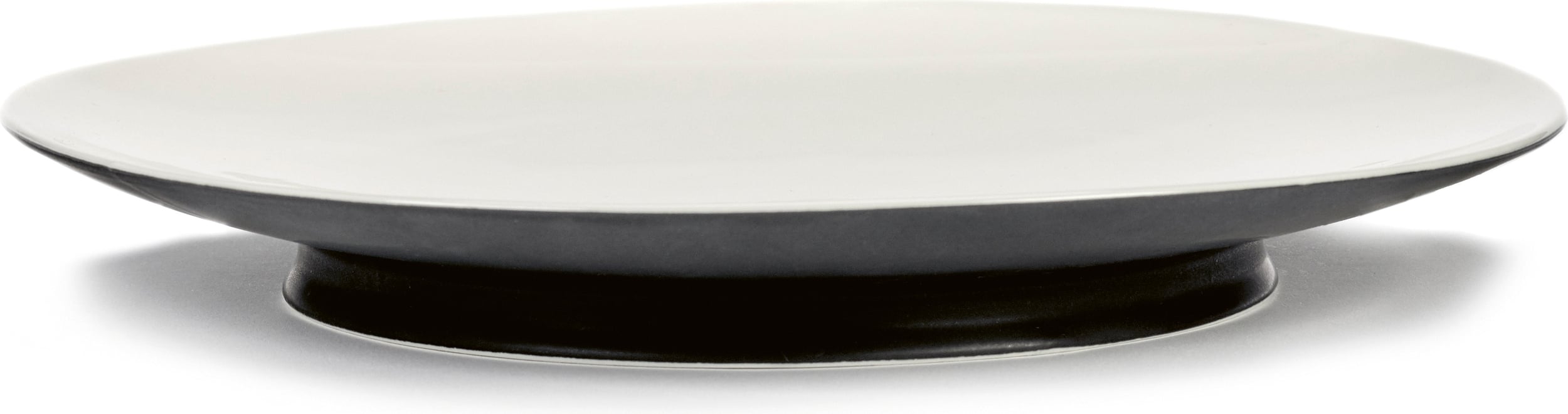 Ra Speiseteller 28 cm, schwarz-weiß, 2 St.