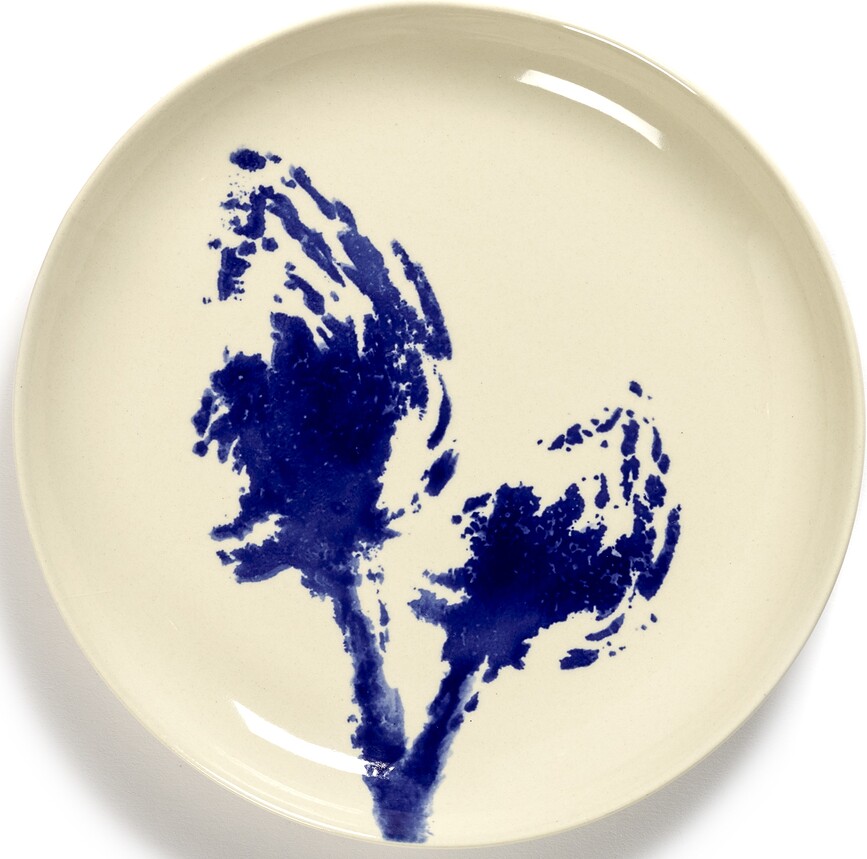 Raňajkové taniere Feast Artichoke 19 cm, bielo-modré, 2 ks