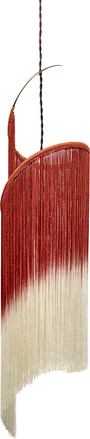 Rey Viseća Lampa 90 cm crno-bijela