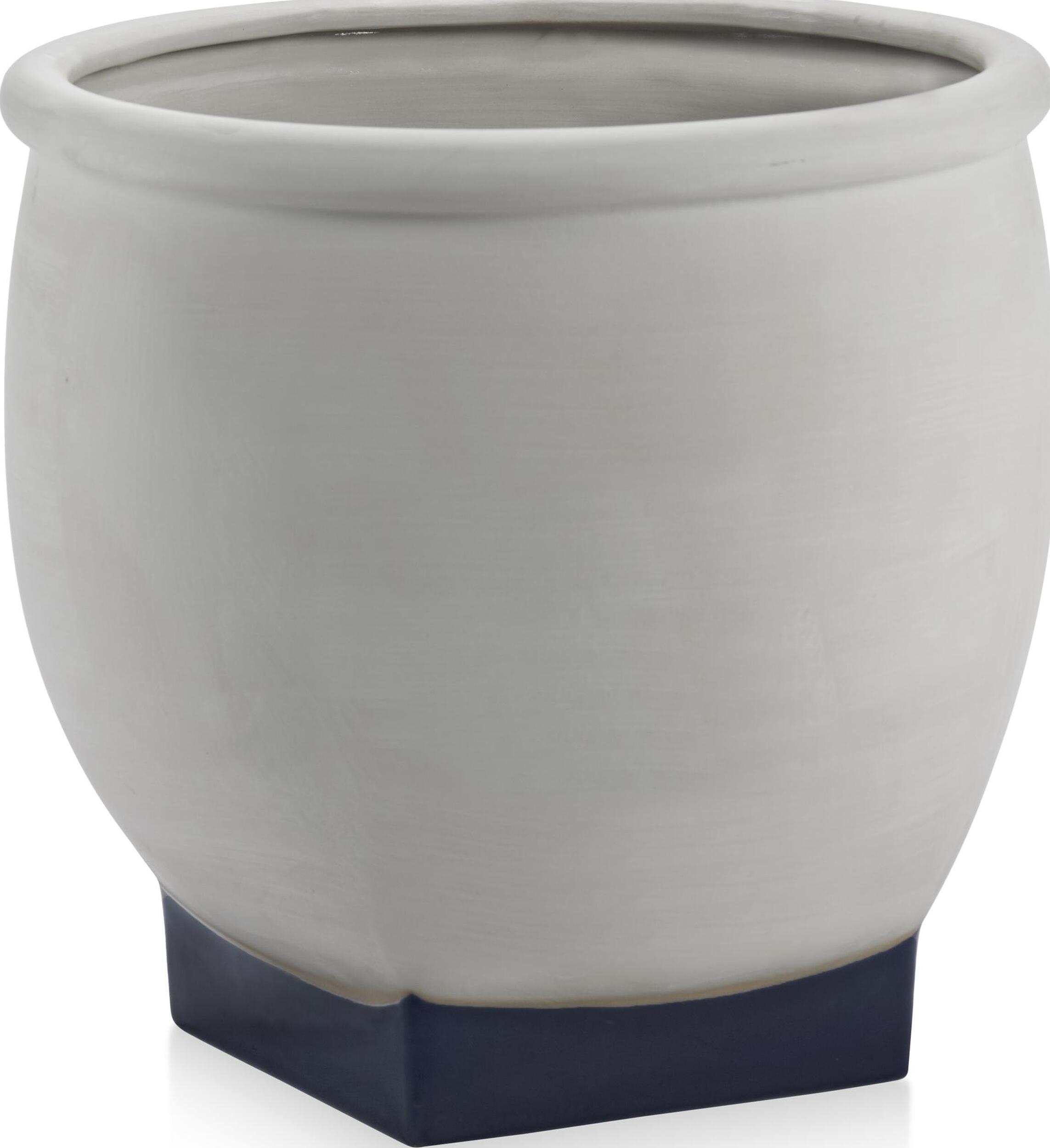 Rosamar Übertopf 33 cm, graublau