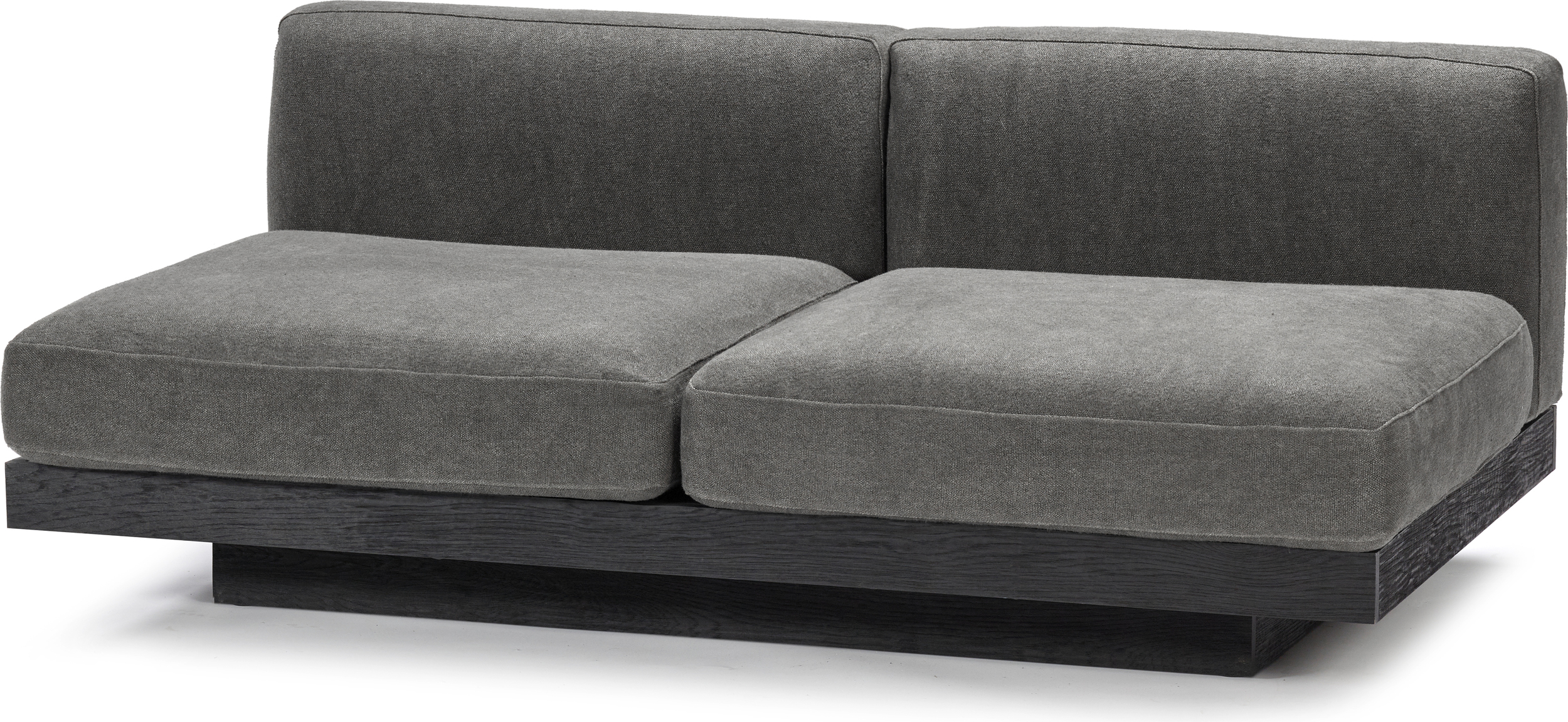 Rudolph 2-Sitzer Sofa 186 cm, dunkelgrau