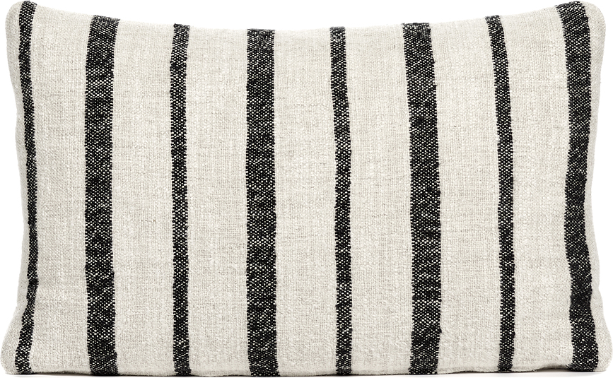 Rudolph Jastuk dekorativni prugasti 40 x 60 cm kremasto-crni