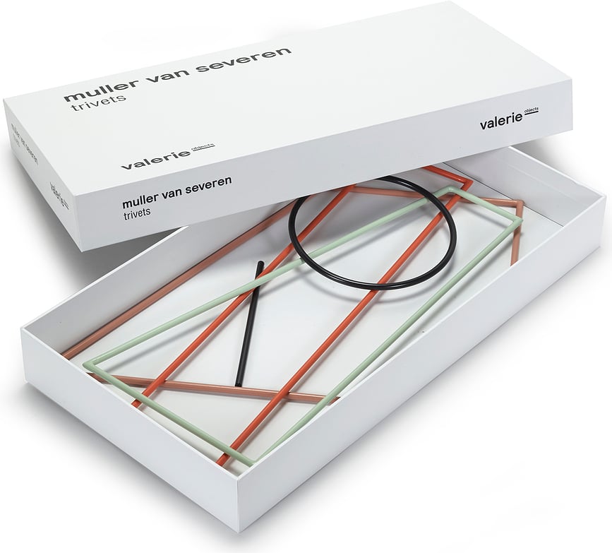 Salvamanteles Serax, negros, 4 unidades